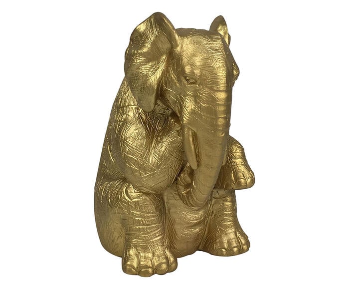 Adorno Elefante Dourado - image 0