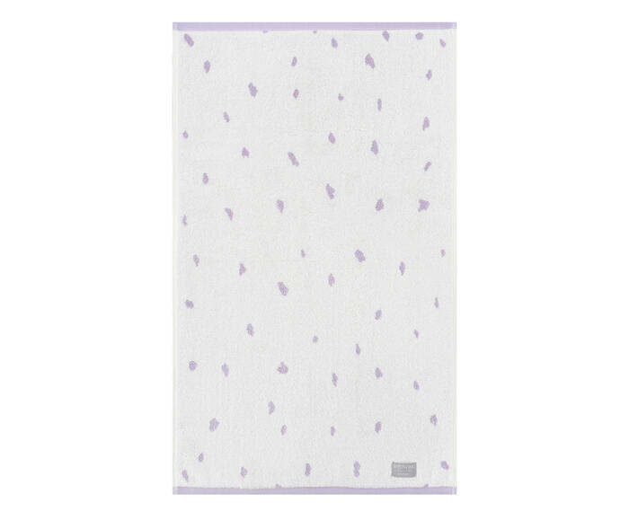 Toalha de Rosto Dots Lil&aacute;s e Off-White image number 5