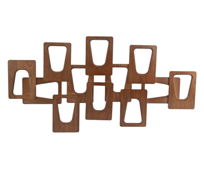 Adorno de Parede em Madeira Quwakira - image 0