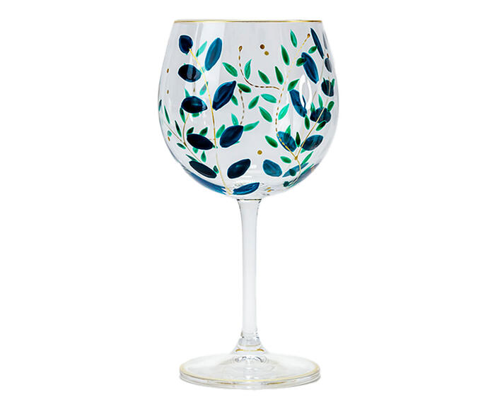 Ta&ccedil;a para Gin em Cristal Esmeralda - image 0