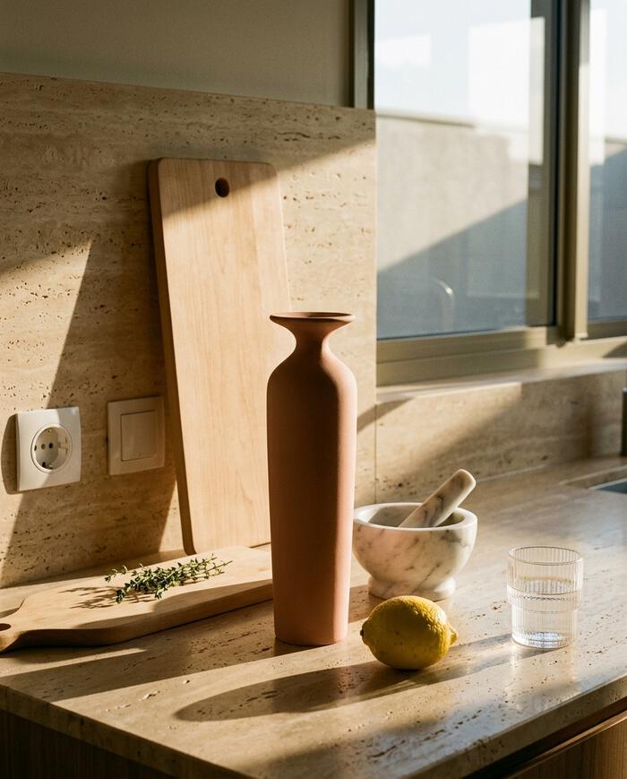 Vaso em Cer&acirc;mica Sidious - Terracotta image number 3