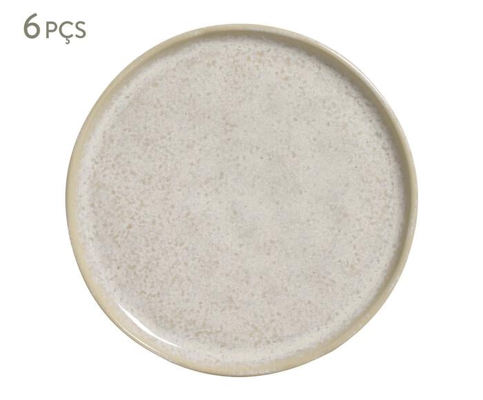 Jogo de Pratos para P&atilde;o Bio Latte Cru - image 0