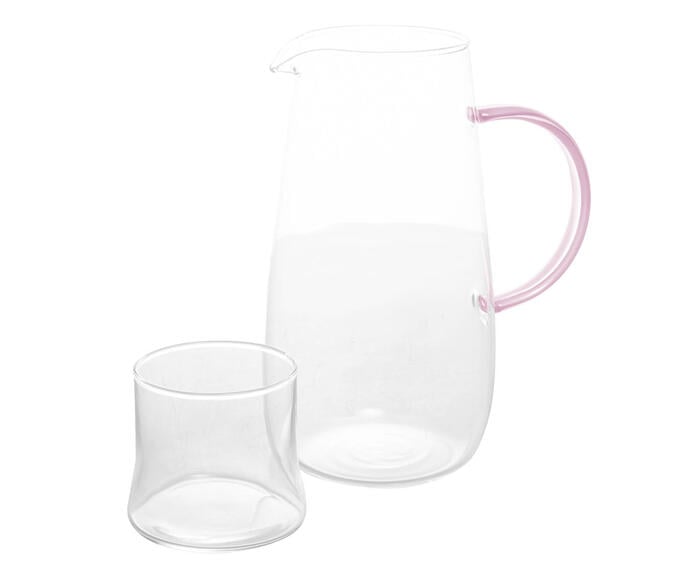 Jarra com Al&ccedil;a e Copo Fun Rosa - image 0