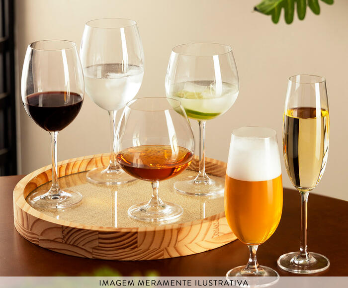 Jogo de Ta&ccedil;as para Vinho Ver&ocirc;nica image number 7