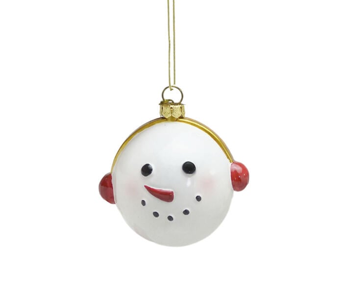 Enfeite para Pendurar Cabe&ccedil;a de Boneco de Neve - image 0