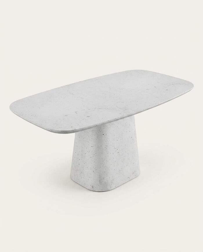 Mesa de Jantar  Ampla Tampo P&eacute;treo Branco image number 3