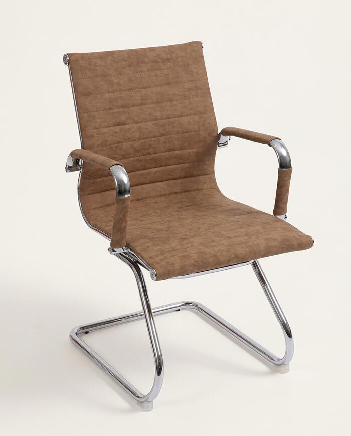 Cadeira Fixa Office Eames Esteirinha Castanho - image 0