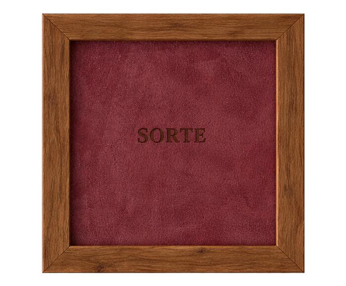 Quadro "Sorte" Camur&ccedil;a Vinho - image 0