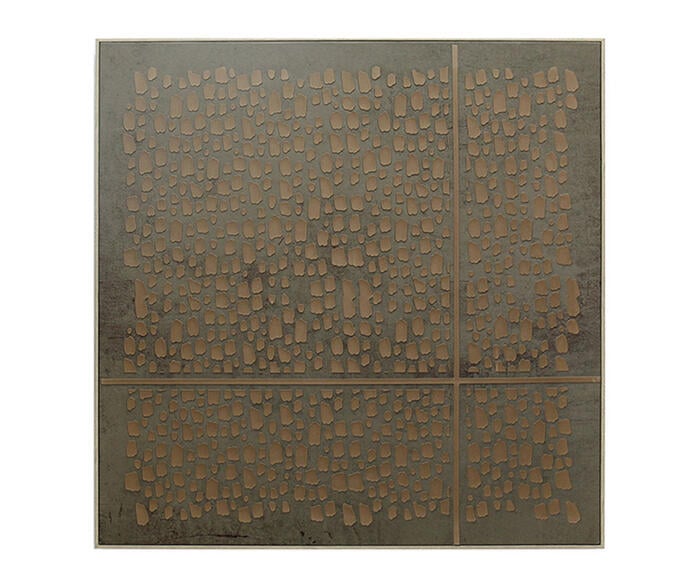 Quadro Decorativo Chip Preto e Marrom - image 0