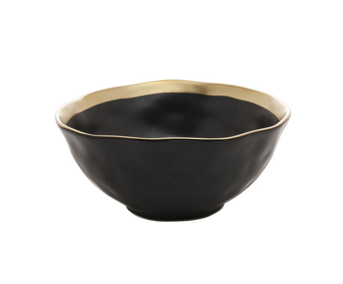 Bowl Dubai Preto e Dourado image number 4