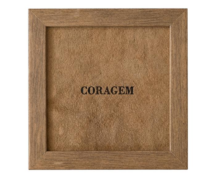 Quadro "Coragem" Camur&ccedil;a Caramelo - image 0
