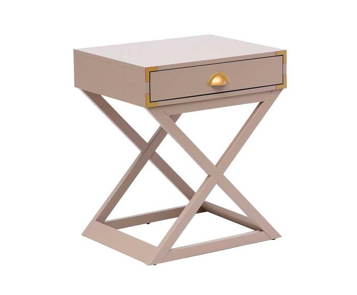 Mesa de Cabeceira Cross Burlywood - Taupe - image 0