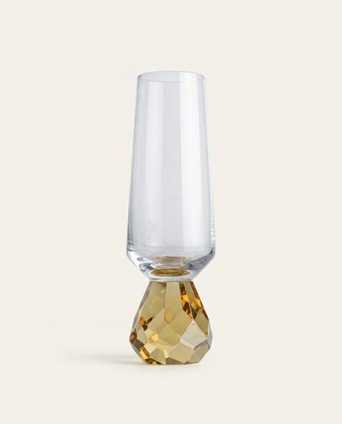 Ta&ccedil;a para Champanhe Aurora Amarelo image number 3