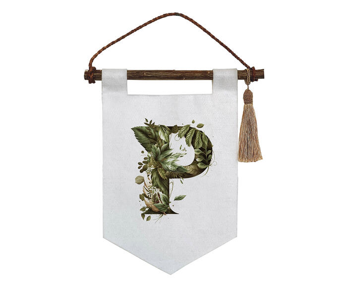 Fl&acirc;mula Monograma Bot&acirc;nico 'P' - image 0