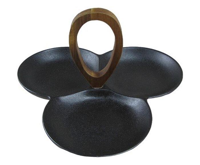 Petisqueira em Cer&acirc;mica Armonia Preto - image 0