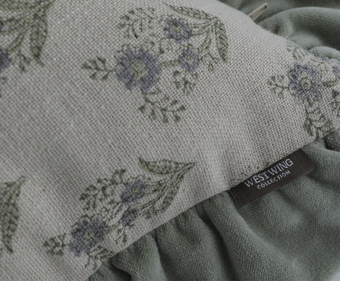 Capa de Almofada Jiva Off-White e Verde image number 2