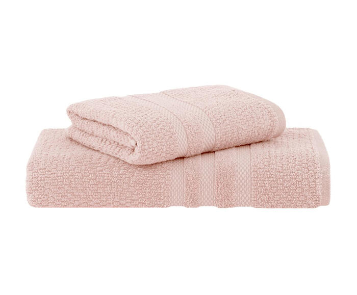 Jogo De Toalhas Vanilla Extra Soft Gigante Rosa Velvet 2 Pe&ccedil;as - image 0