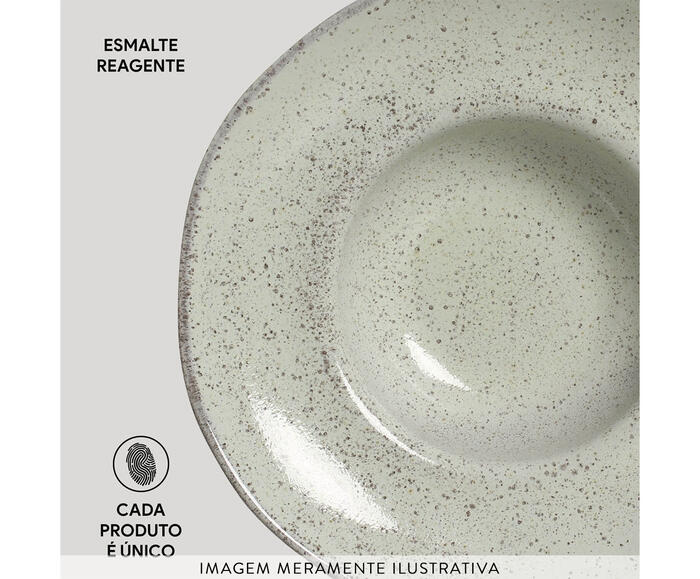 Jogo de Pratos para Massa Org&acirc;nico Pistache Verde Menta image number 4
