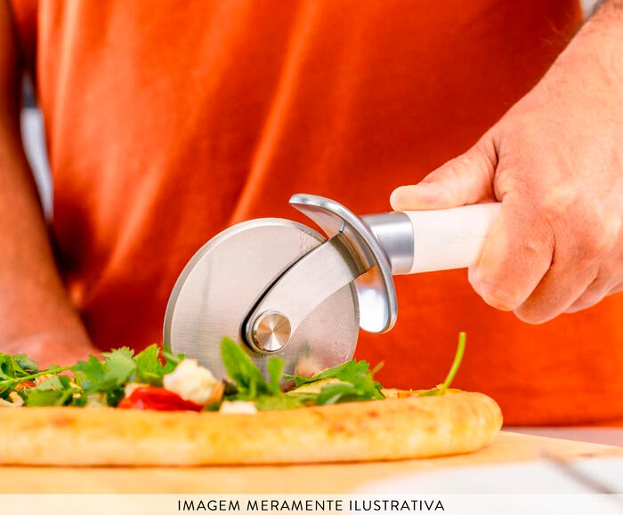 Cortador de Pizza Profissional em Inox Kitchenaid Branco image number 5