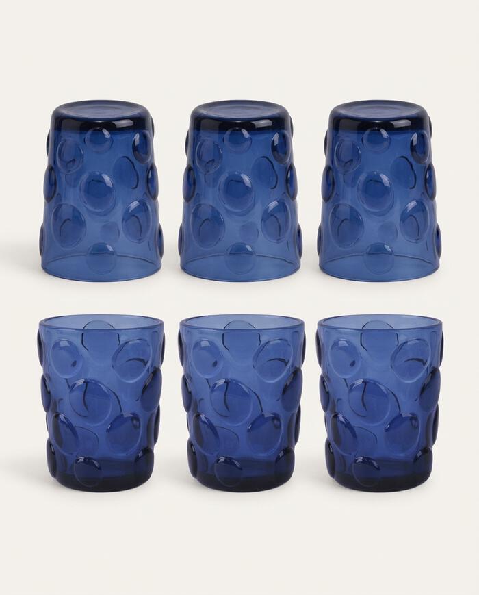 Jogo de Copos Burbujas Azul - image 1