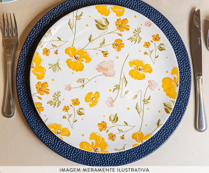 Prato Raso Doce Encanto Amarelo image number 3