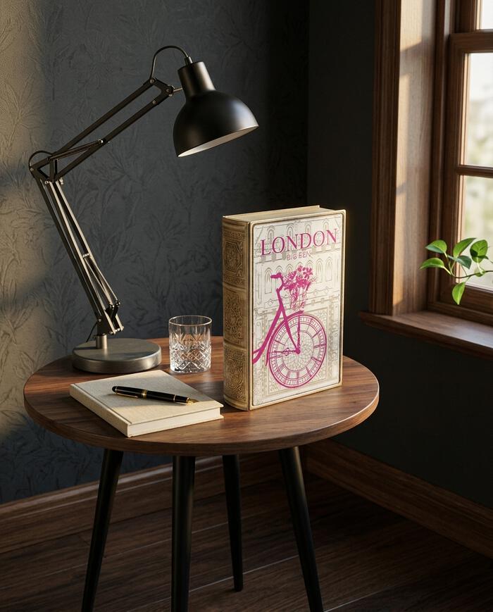 Livro-Caixa em Metal London Bike - image 1