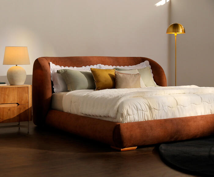 Cama Lumie Veludo Soft Bege image number 12