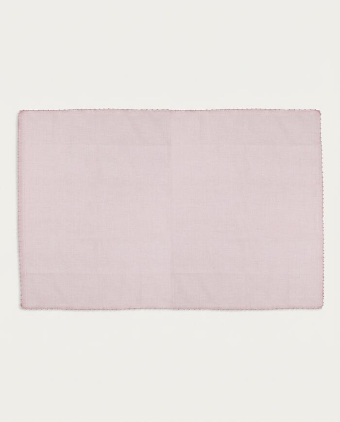 Jogo de Lugar Americano Cotton Rosa - image 0