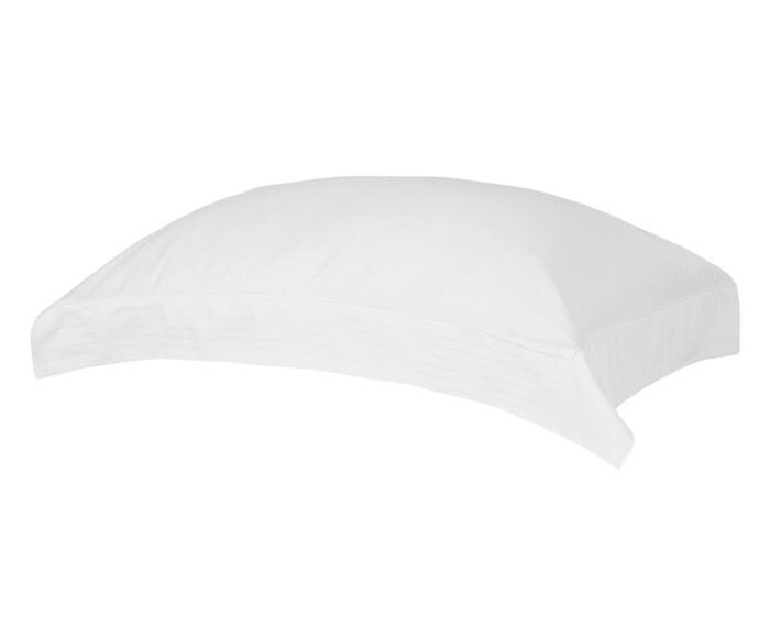 Fronha Acetinada Damask Stripes Branca 300 Fios - image 0