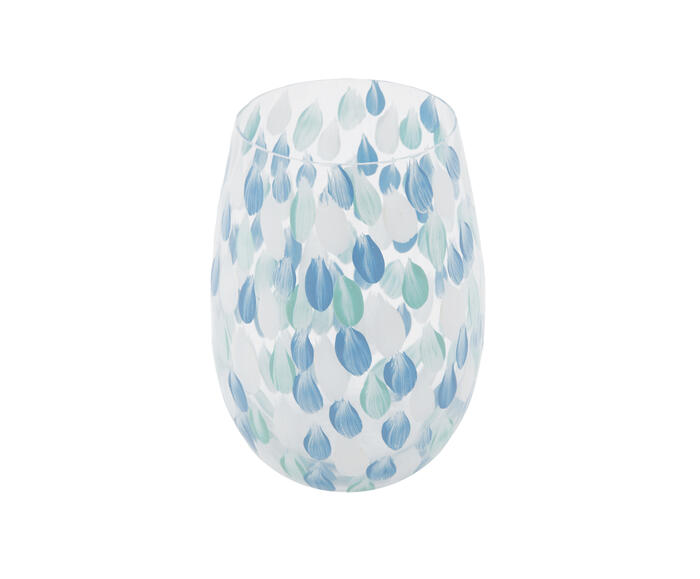Copo em Cristal Confeti Azul image number 2