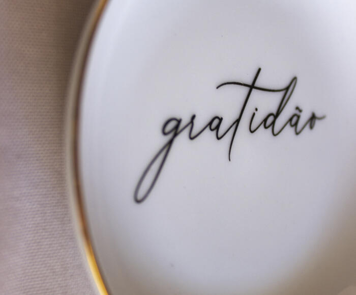 Prato Decorativo "Gratid&atilde;o" - image 1