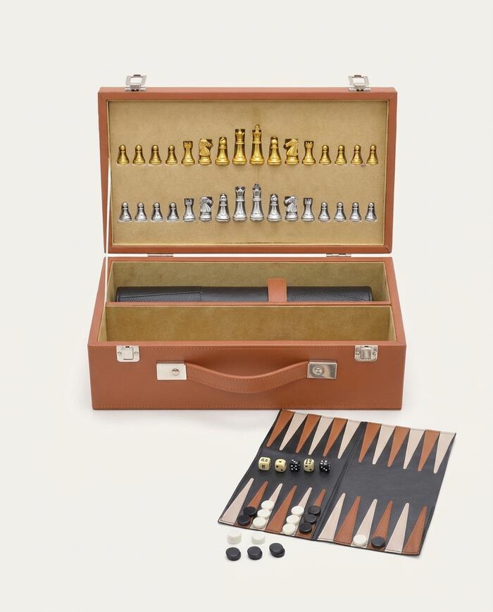 Kit Caixa Vinho com Jogo Caramelo - image 0