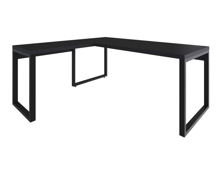Mesa em L Yon Presidente  Preto - image 0