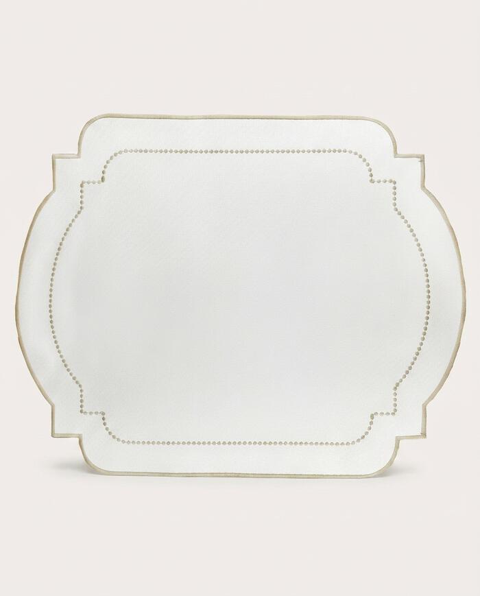 Lugar Americano em Nylon com Bordado Chilly IV - Off White image number 2