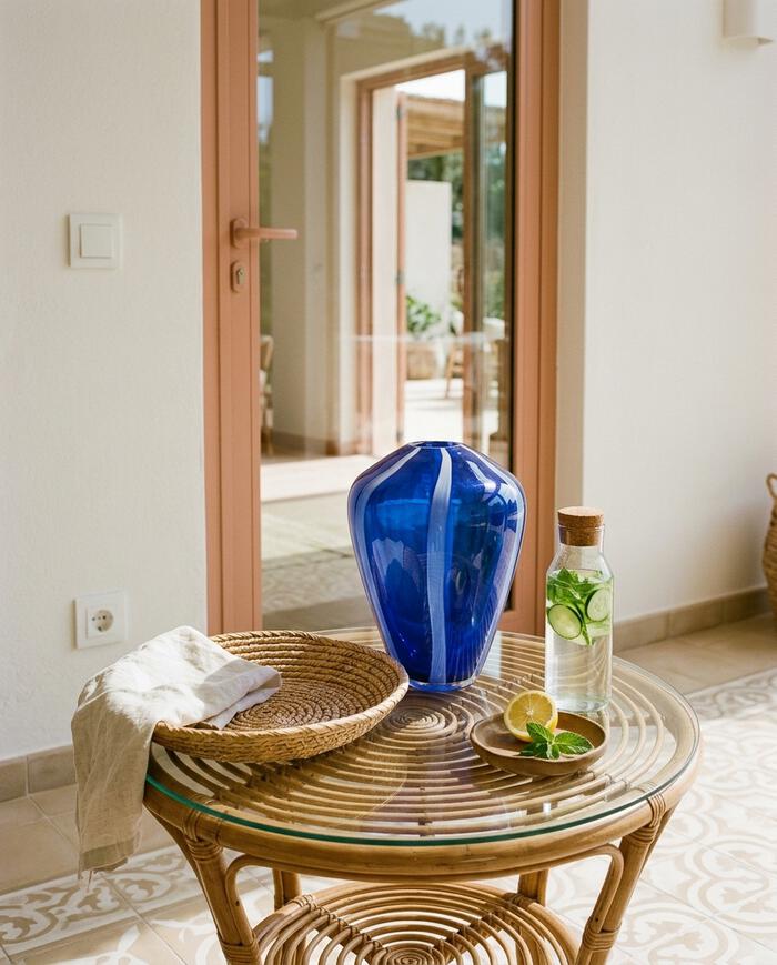 Vaso de Vidro Rodermark Azul I image number 4
