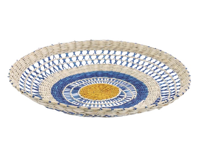 Cesta em Sea Grass Sunrise I Azul - image 0