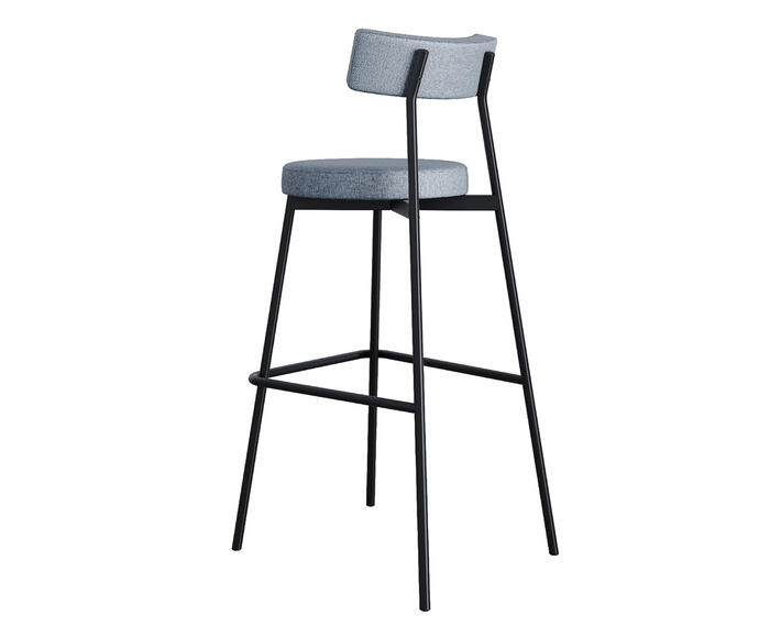 Banqueta Alta Stout Cinza Corriente - image 1
