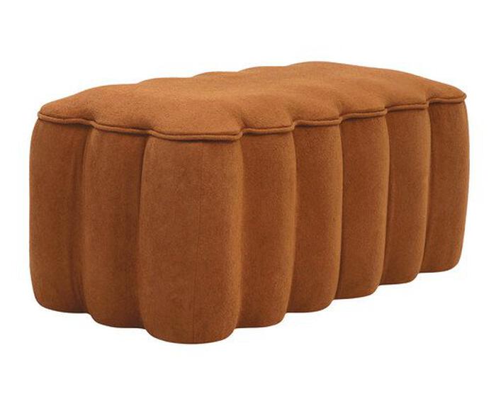 Puff Ret&acirc;ngular Boucle Pitanga - image 0