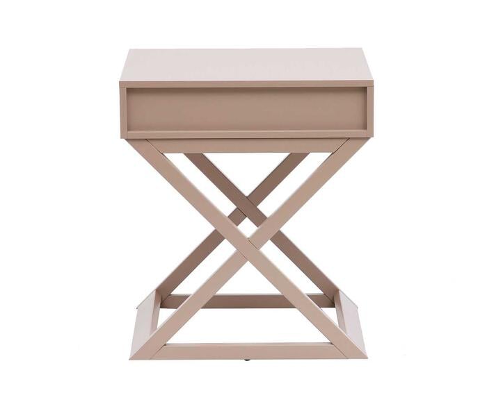 Mesa de Cabeceira Cross Burlywood - Taupe image number 2