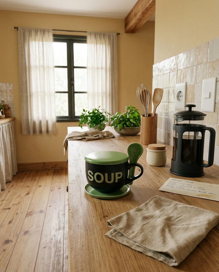 Caneca para Sopa Schwedt Preto e Verde image number 3