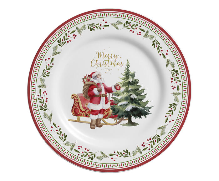 Jogo de Pratos para Sobremesa Merry Christmas - image 0
