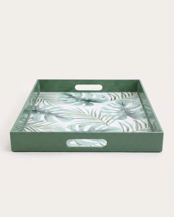 Bandeja Retangular Cutie Leaf Verde - image 1