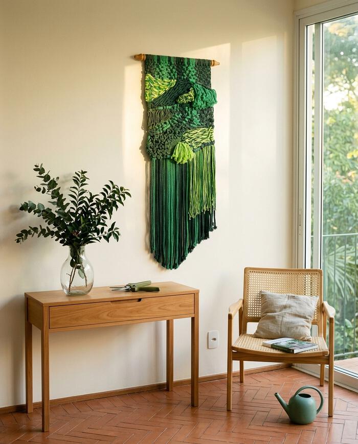 Painel Leaves Verde image number 3