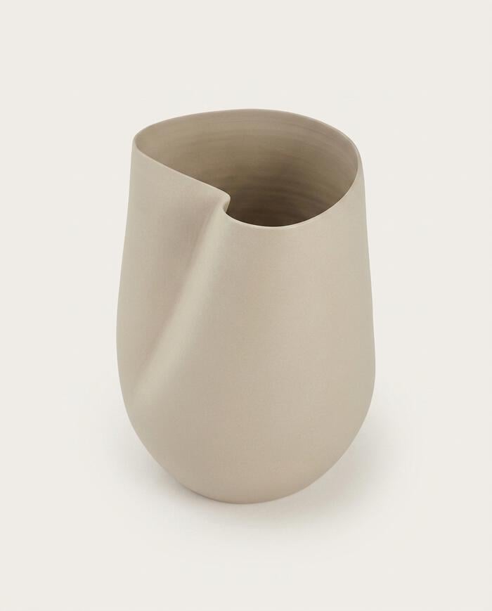 Vaso em Cer&acirc;mica Hilda Bege - image 1
