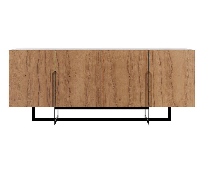 Buffet Greyz Castanho e Preto - image 0