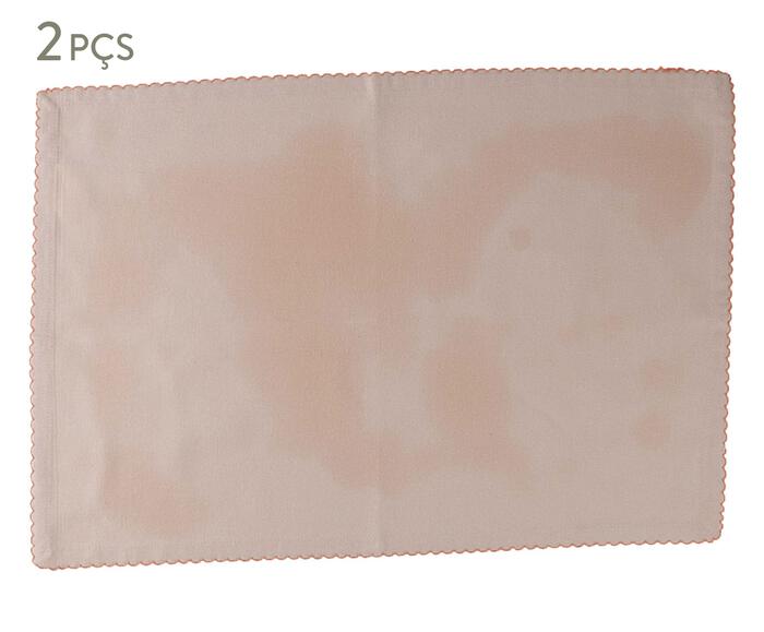 Jogo Americano Cotton Rosa - image 0