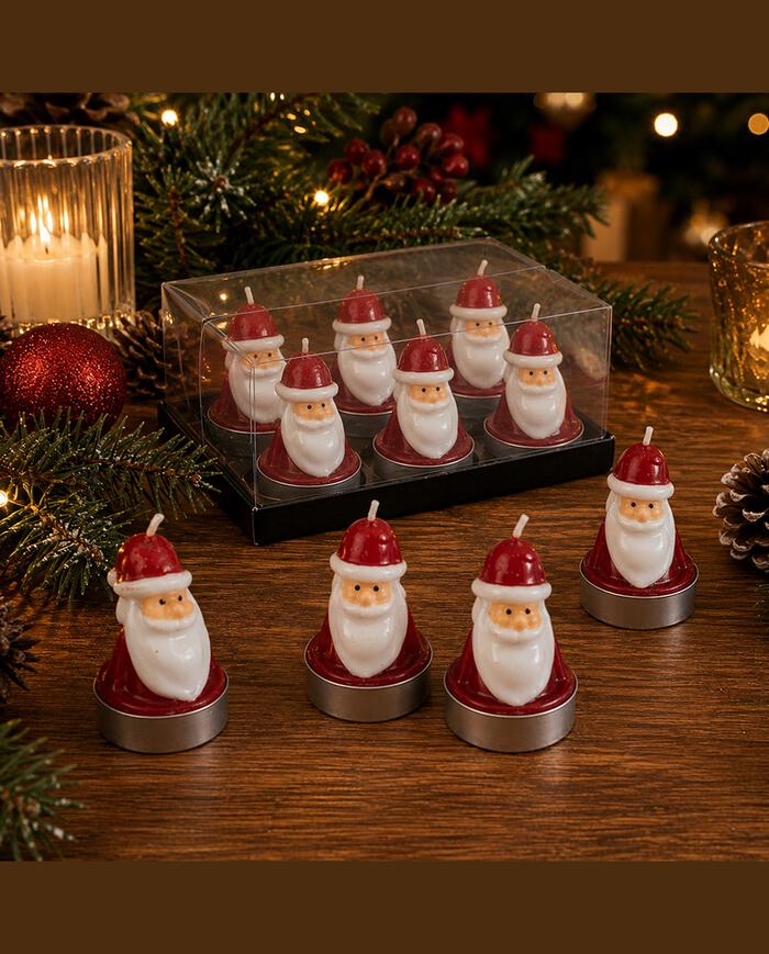 Jogo de Velas Papai Noel image number 3