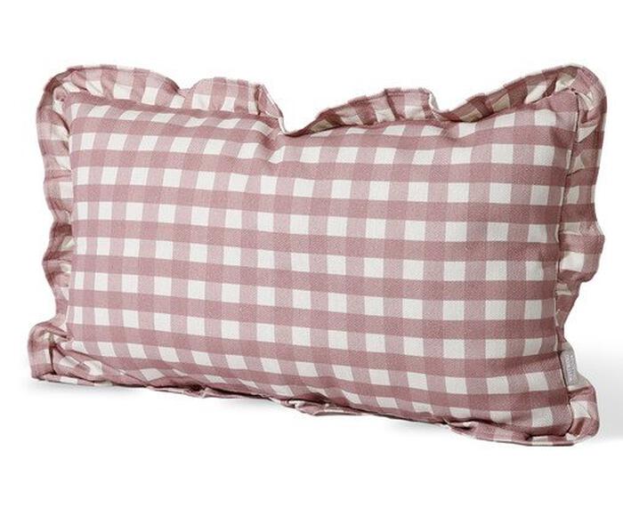 Capa de Almofada Retangular Estampada com Babados Vichy Elena image number 2
