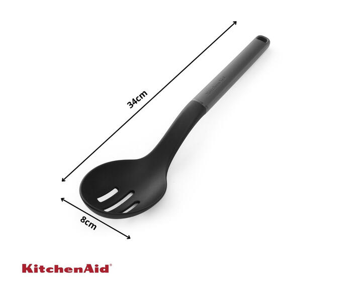 Colher Perfurada em Nylon para Servir Kitchenaid Cinza image number 1