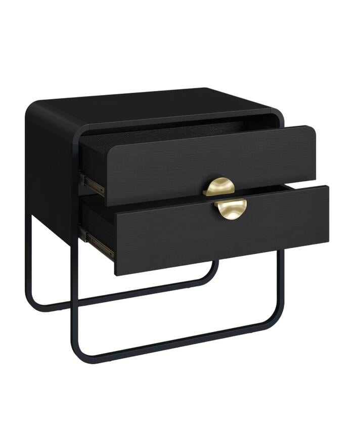 Mesa de Cabeceira Luna II- Nero - image 1